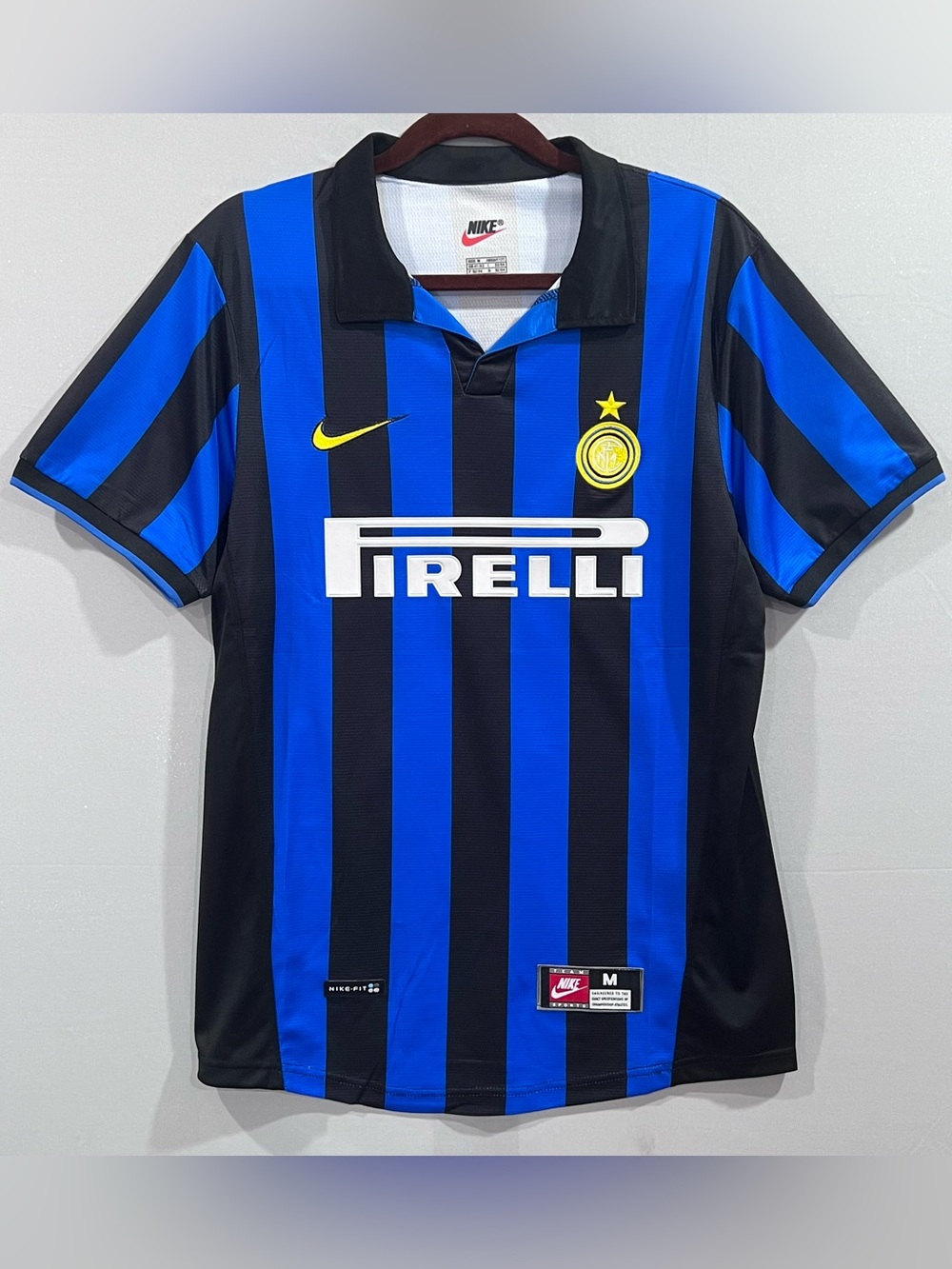 Inter Milan 1998/1999 Ronaldo Football Jersey Size M